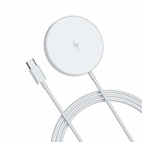 Picture of Wireless Charger,NorSway 15W Fast Portable Magnetic Charging Cable,Compatible with Magsafe iPhone 12/12 Pro/12 Pro max/12 Mini,Samsung Galaxy S20/ Note 20,Google,LG,Airpods and Qi-Enabled Devices