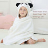 Picture of MICHLEY Cartoon Hooded Baby Towel Unisex, Premium Soft Swimming Bathrobe Large Washcloths 31.5" x 53" for 0-9T (Panda)