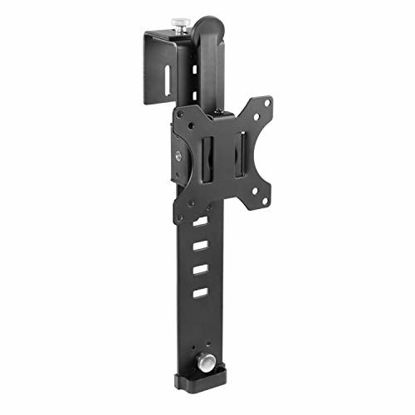 Picture of Krieger Universal Holder Single Monitor Cubicle Mount fits Most Desk Monitors 17 Inches -32 Inches Adjustable Stand Hanger Attachment Clamp. Compatible with Vesa, Plasma, LED tv