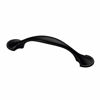 Picture of Alzassbg AL3025MB Flat Black, 3 Inch(76mm) Hole Centers Cabinet Hardware Arch Curved Kitchen Drawer Handle Pulls 10 Pack