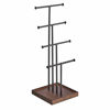 Picture of Amazon Basics Four-Tier Jewelry Tree Stand - Walnut/Black