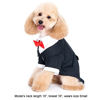 Picture of Alfie Pet - Oscar Formal Tuxedo with Black Tie and Red Bow Tie - Color: Black, Size: XS