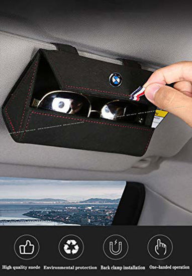 Xukey® 1Pc Car Sunglasses Case Holder Glasses Box Storage For BMW