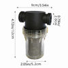 Picture of 1/2" Female NPT in-Line Strainer with 40 mesh Stainless Steel Filter Screen (1/2 40 Mesh)