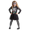 Picture of Halloween Skeleton Costume Kids 3D Skull Bone Jumpsuit Bodysuit for Girls Boys Dress Up Cosplay Carnival Party Outfit (Skeleton Dress, M-(11-12 Years))