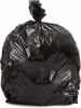 Picture of Plasticplace T64155BK 64-65 Gallon Trash Can Liners for Toter  1.5 Mil  Black Heavy Duty Garbage Bags  50 x 60 (25 Count)