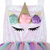 Picture of Halloween Unicorn Costumes for Girls with Headband and Wings Rainbow