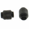 Picture of G1/4" Male to Male Extender Fitting,LBTODH 4pcs Black Brass Elbow Connector for Computer Water Cooling System(23.5mm)