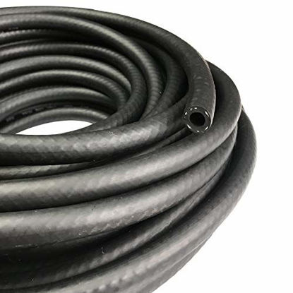 Picture of Fuel Line 3/4" ID NBR Hose 12AN Push on Hose 0.9 OD Engine Liner Fuel Injection Compatible with Fuel System, E85, E10, Methanol, Oils, Lubricants and Coolant, 3 feet