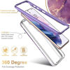 Picture of ESDOT for Samsung Galaxy S21 Plus Case,Military Grade Passing 21ft Drop Test,Rugged Cover with Fashionable Designs for Women Girls,Protective Phone Case for Galaxy S21 Plus 6.7" Glitter Purple Marble