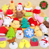 Picture of Christmas Mochi Squishy Toy 28 Pcs Kawaii Squishies Christmas Stocking Stuffer Party Favors Christmas Decor Gift for Kids Boys Girls Mini Soft Squishy Squeeze Toy Christmas Tree Santa Claus Squishy