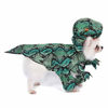 Picture of Filhome Dog Dinosaur Costume, Pet Halloween Cosplay Dress Up Costumes, Funny Dino Hoodie Outfits Coat Clothes for Puppy Cat Dogs