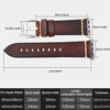 Picture of MAIKES Compatible with Apple Watch Band 44mm 42mm 40mm 38mm Handmade Leather Retro Replacement Band for Apple Watch Series 6/5/4/3/2/1 Men Women