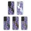 Picture of Case for Galaxy S21 Ultra,MOSNOVO Shockproof TPU Bumper Slim Clear Case with Women Teen Girl Floral Flower Design for Samsung Galaxy S21 Ultra 5G Phone Case Cover - Lavender