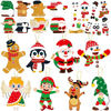 Picture of 48 Pcs Christmas Craft Kits for Kids Christmas DIY Sticker Game Craft Ornament Holiday Santa Snowman Reindeer Elf Art Craft for Party Home Class Activities