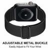 Picture of ShuYo Compatible with Apple Watch Bands 38mm 40mm 41mm 42mm 44mm 45mm, Adjustable Soft Solo Loop with Buckle Woven Elastic Sport Bands for iWatch Series SE/7/6/5/4/3/2/1(38 40 41MM)