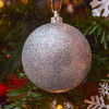 Picture of Lulu Home Christmas Ball Ornaments, 34 Ct Xmas Tree Decorations, Holiday Hanging Balls (Silver, 2.36")