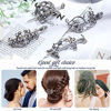 Picture of 6 Pieces Vintage Silver Celtic Hair Slide Hairpin Celtic Knot Hair Stick Creative Hair Barrette Metal Hair Stick Clips Hair Pin Hair Accessories for Women Girls