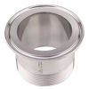 Picture of DERNORD Sanitary Male Threaded Pipe Fitting to 2.5 INCH ( OD 77mm Ferrule ) TRI CLAMP (Pipe Size: 2" NPT)