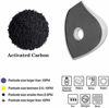 Picture of 30 Pcs Activated Carbon Filters Anti Dust Replacements Parts for Most Sport Bicycle Cycling Face Filters with 8 Exhaust Breathing Valves Replacement