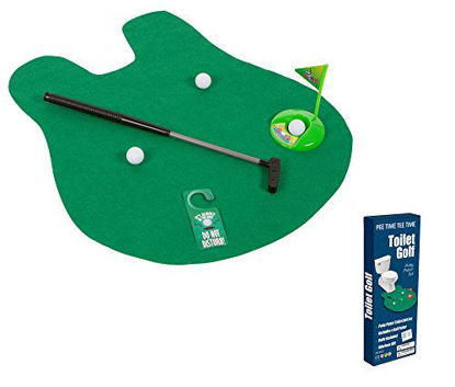 Picture of EZ DRINKER Toilet Golf - Putter Practice in The Bathroom Toy