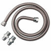 Picture of Dormont Supr-Safe Gas Appliance Connector Kit (0243303) 30-3131KIT-36B - 5/8 In. OD (1/2 In. ID) 1/2 In. MIP X 1/2 In. MIP X 3/4 In. MIP X 36 In. Length Yellow Coated