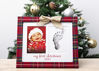 Picture of Kate & Milo Plaid Print Keepsake Holiday Frame Photo Frame, Babys First Christmas Picture Frame, My First Christmas 2021