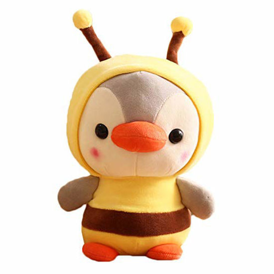 Picture of Penguin-Bee Stuffed Animal, Penguin Wearing Bee Costume,Plushies Penguin Dressed as Cute Honeybee Funny Plush Toys for Kids Stuffed Animals Gift for Lover 10 Inch