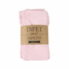 Picture of INFEI Soft Solid Color Linen Cotton Dinner Cloth Napkins - Set of 12 (40 x 40 cm) - for Events & Home Use (Pink)