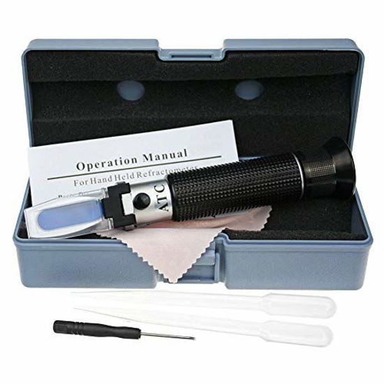 Picture of Salinity Refractometer for Seawater and Marine Fishkeeping Aquarium 0-100 PPT with Automatic Temperature Compensation