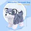 Picture of WorWoder Plush Alaska Toy Puppy Electronic Interactive Pet Dog - Walking, Barking, Tail Wagging, Stretching Companion Animal for Kids (Alaska Dog)