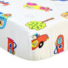 Picture of Brandream Crib Sheets Boys Toddler Fitted Sheet Cotton Crib Mattress Sheets Truck Cars Vehicles Design