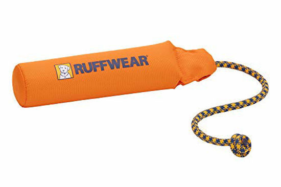 Picture of RUFFWEAR, Lunker Durable Floating Toy for Dogs, Campfire Orange, Medium