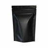 Picture of QQ Studio 100PCS Matte Double-Sided Colored Stand-Up Resealable QuickQlick Bags (8.5x13cm (3.3x5.1"), Black)