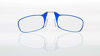 Picture of ThinOptics Universal Pod Rectangular Reading Glasses, Blue Frames/White Case, 2 x + 2