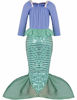 Picture of FUNNA Girls Mermaid Costume Princess Dress Up for Party Green, 8 Years