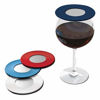 Picture of Drink Tops Ventilated Silicone Wine Glass Covers- Weighted Cover with Screen Allows Wine to Breathe- Outdoor Wine Glass Covers to Keep Bugs Out- BPA Free- 4pk