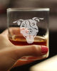 Picture of Happy Pitbull - Whiskey Rocks Glass - Unique Pitbull Dog Themed Gifts or Party Decor for Women and Men - 10.25 Oz