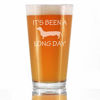 Picture of Long Day - Funny Pint Glass for Beer - Unique Dachshund Gifts for Men & Women - Fun Dachshunds Themed Decor