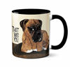 Picture of Farting Boxer Dog Mug by Pithitude - One Single 11oz. Black Coffee Mug