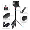 Picture of ULANZI Extendable Selfie Stick for Gopro | 2 in 1 Mini Tripod Stand for Gopro Hero 10/9/8/7/6/5 | Portable Handle Vlog Tripod for All Action Cameras