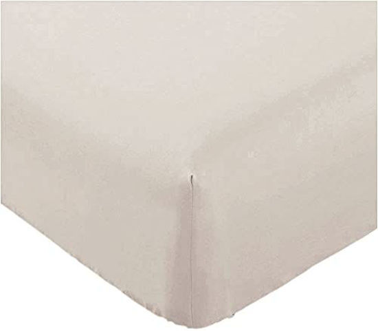 Picture of Mellanni King Fitted Sheet - Deep Pocket Cooling Sheets up to 16 inch - All Around Elastic - Hotel Luxury 1800 Bedding - Wrinkle, Fade, Stain Resistant - 1 Single King Fitted Sheet Only (King, Ivory)