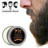 Picture of The Gentlemen's Premium Beard Balm - Fragrance Free - Leave-in Conditioner & Softener - All Natural - Styles, Strengthens, Thickens & Softens Promoting Healthier Beard & Mustache Growth