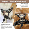 Picture of rabbitgoo Dog Harness No Pull, Adjustable Dog Walking Chest Harness with 2 Leash Clips, Comfort Padded Dog Harness with Easy Handle, Reflective Front Body Harness for Medium Breeds, Beige Plaid, M