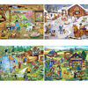 Picture of Bits and Pieces - 500 Piece Jigsaw Puzzle for Adults - On The Farm 4-in-1 Multi-Pack Set - 500 pc Jigsaw by Artist Sandy Rusinko