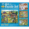 Picture of Bits and Pieces - 500 Piece Jigsaw Puzzle for Adults - On The Farm 4-in-1 Multi-Pack Set - 500 pc Jigsaw by Artist Sandy Rusinko