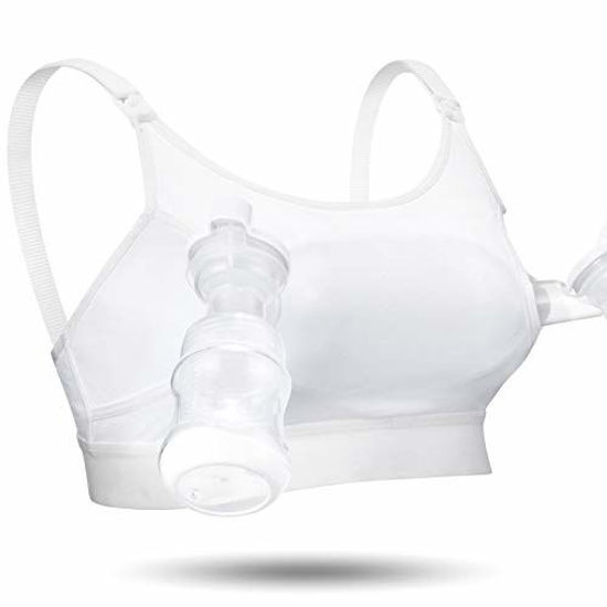 Momcozy Hands-Free Pumping Bra, Adjustable Breast-Pump Holding and