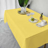 Picture of Romanstile Rectangle Tablecloth 60 x 120 inch - Waterproof and Wrinkle Resistant Washable Polyester Table Cloth for Kitchen Dining/Party/Wedding Indoor and Outdoor Use Table Cover (Yellow)