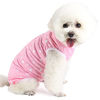 Picture of Etdane Recovery Suit for Dog Cat After Surgery, Surgical Onesies for Female Male Doggy Pet Post-Operative Vest Shirt Alternative Cone E-Collar Abdominal Wounds Protector Pink Star Small