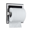 Picture of Top Taste Brushed Nickel Recessed Toilet Paper Holder Wall Toilet Paper HolderModern Style Recessed Tissue Roll Dispenser for Bathroom- Recessed Toilet Tissue Holder Includes Rear Mounting Brack